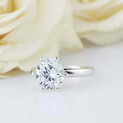 3 Carat Round Cut Diamond Engagement Ring for Women, Wedding Ring, Christmas Gifts, Anniversary Gifts For Her