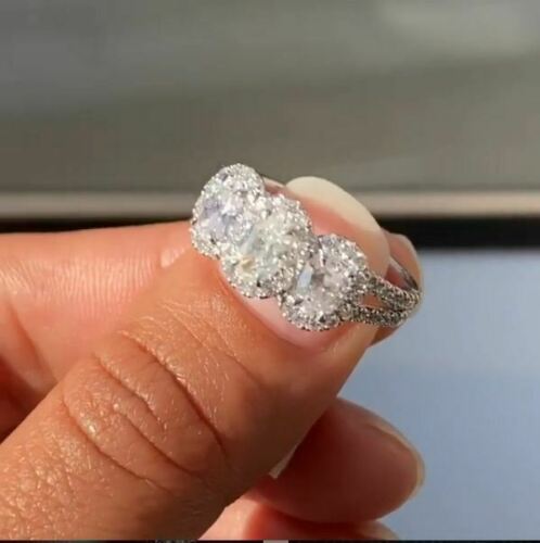 1 Carat Oval Cut Diamond Engagement Ring For Women, Wedding Ring, Christmas Gifts