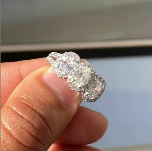 1 Carat Oval Cut Diamond Engagement Ring For Women, Wedding Ring, Christmas Gifts