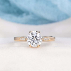 2 Carat Round Cut Diamond Engagement Ring for Women, Wedding Ring, Anniversary Gifts