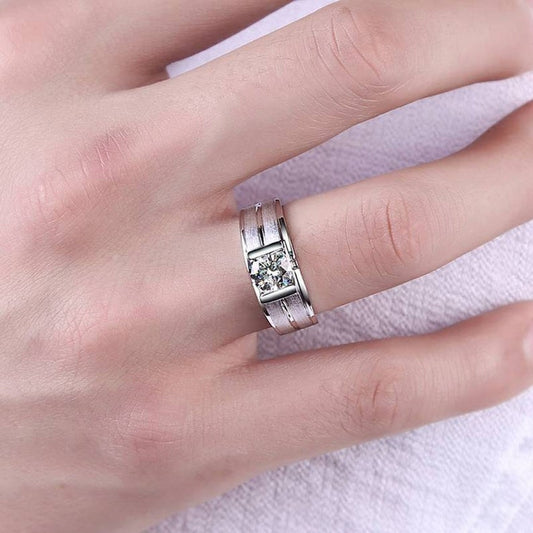 1 Carat Round Cut Diamond Engagement Ring For Women, Wedding Ring, Christmas Gifts