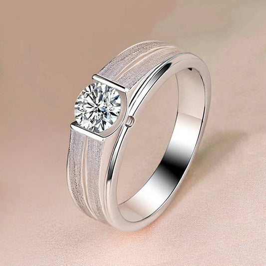 1 Carat Round Cut Diamond Engagement Ring For Women, Wedding Ring, Christmas Gifts