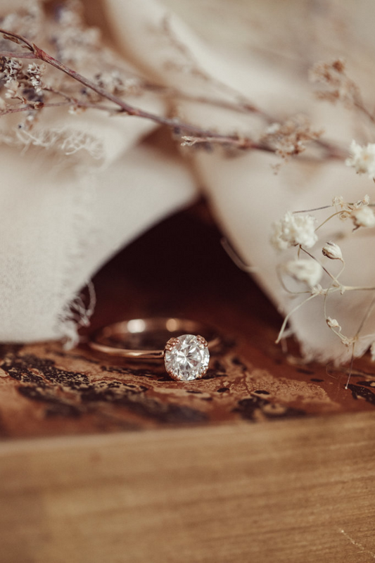 1 Carat Round Cut Diamond Engagement Ring for Women, Wedding Ring, Christmas Gifts