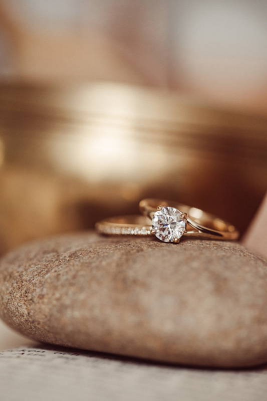 1 Carat Round Cut Diamond Engagement Ring For Women, Bridal Set Wedding Ring, Christmas Gifts