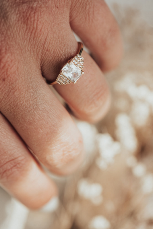 1.5 Carat Radiant Cut Diamond Engagement Ring For Women, Wedding Ring