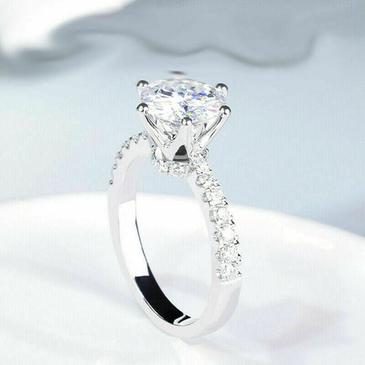 2 Carat Round Cut Diamond Engagement Ring for Women, Wedding Ring, Anniversary Gifts For Her