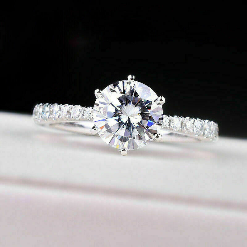 2 Carat Round Cut Diamond Engagement Ring for Women, Wedding Ring, Anniversary Gifts For Her