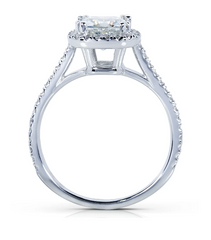 2 Carat Cushion Cut Diamond Engagement Ring for Women, Wedding Ring