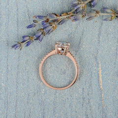 3 Carat Oval Cut Diamond Engagement Ring for Women, Wedding Ring