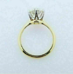 4 Carat Round Cut Diamond Engagement Ring for Women, Wedding Ring