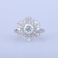 1.5 Carat Round Cut Diamond Engagement Ring for Women, Wedding Ring