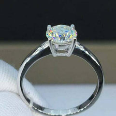 3 Carat Round Cut Diamond Engagement Ring for Women, Wedding Ring