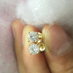 3 TCW Round Cut Diamond Stud Earrings For Women, Christmas Gifts, Anniversary Gifts