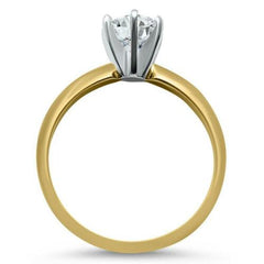 2.5 Carat Round Cut Diamond Engagement Ring For Women, Wedding Ring