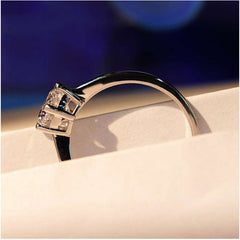 1.5 Carat Round Cut CVD Lab Grown Diamond Engagement Ring for Women, Wedding Ring, Promise Ring for Her