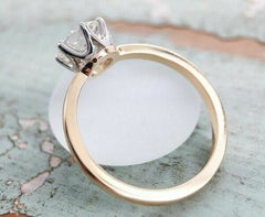 2 Carat Round Cut Diamond Engagement Ring for Women, Solitaire Ring Wedding Ring