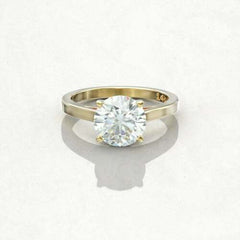 2.5 Carat Round Cut Diamond Engagement Ring For Women, Wedding Ring