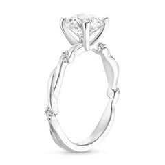 3 Carat Round Cut Diamond Engagement Ring for Women, Wedding Ring