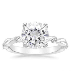 3 Carat Round Cut Diamond Engagement Ring for Women, Wedding Ring