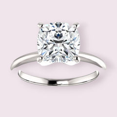 3.50 Carat Cushion CVD Lab Grown Diamond Engagement Ring for Women, Solitaire Engagement Ring, Anniversary Gifts, Christmas Gifts, Promise Ring, Wedding Ring