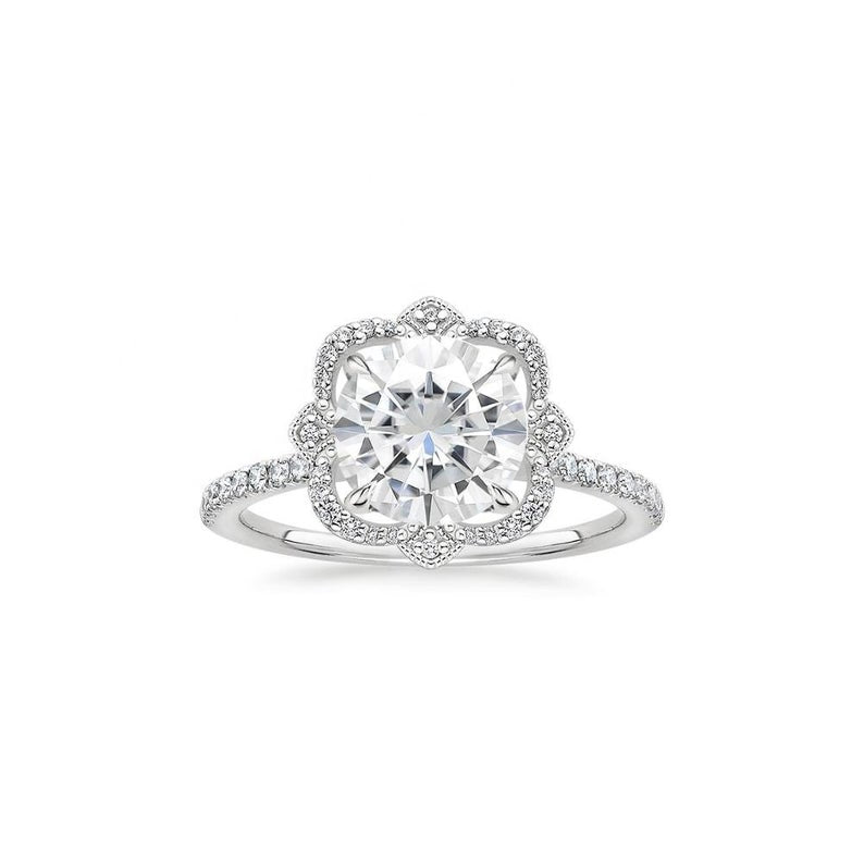 2.5 Carat Round Cut Diamond Engagement Ring for Women, Wedding Ring, Christmas Gifts