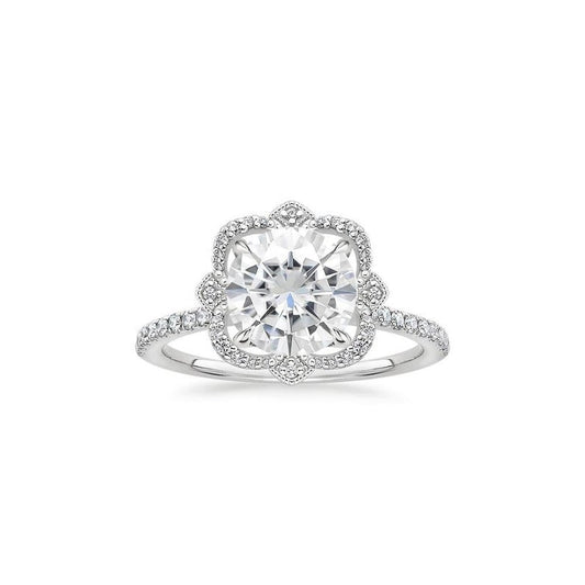 2.5 Carat Round Cut Diamond Engagement Ring for Women, Wedding Ring, Christmas Gifts