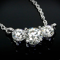 4 TCW Round Cut Diamond Charm Pendant For Women, Christmas Gifts, Engagement  Pendant