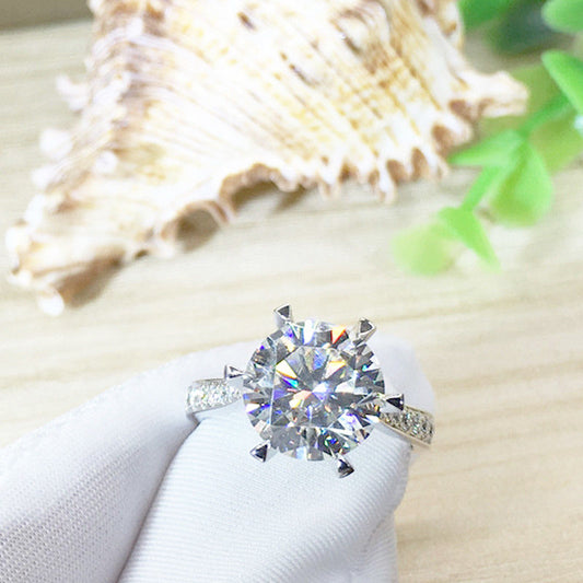 2.5 Carat Round Cut CVD Lab Grown Diamond Engagement Ring for Women, Hidden Halo Wedding Ring, Christmas Gifts, Anniversary Gifts