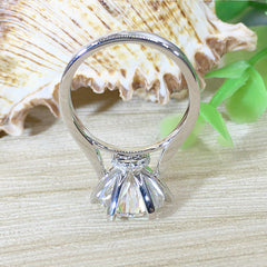 2.5 Carat Round Cut CVD Lab Grown Diamond Engagement Ring for Women, Hidden Halo Wedding Ring, Christmas Gifts, Anniversary Gifts