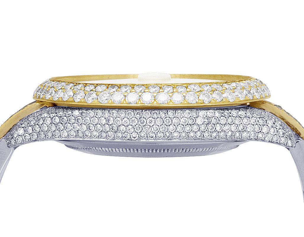 Rolex Watch custom moissanite watch with roman dial 42mm stainless steel watch mens hip hop watch