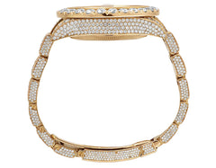 Rolex Watch fully automatic iced out watch men hip hop watch round diamond bezel stainless steel watch