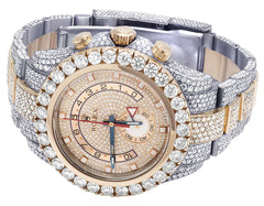 Rolex Watch men vvs moissanite diamond watch bust dowm diamond watch mens quartz watch