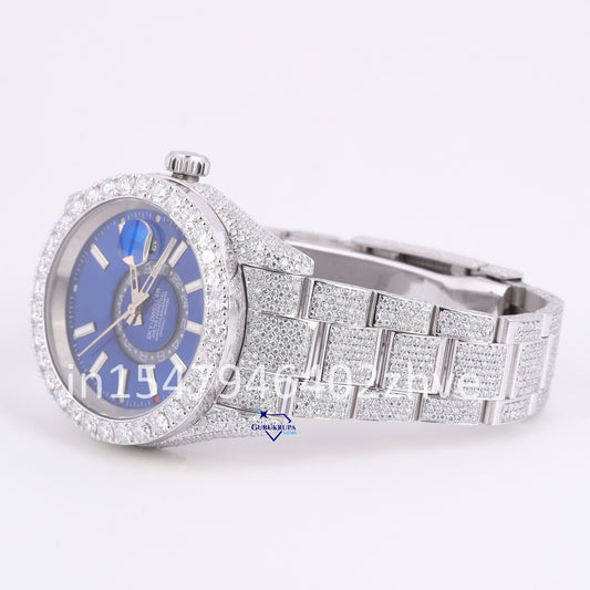 Highest selling hip hop VVS clarity branded diamond watch for men